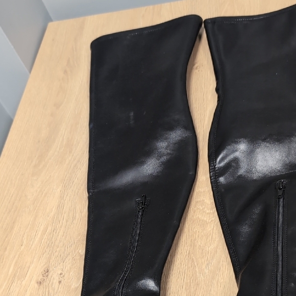 Open Edit Briar Size 6.5M Black Over-the-Knee Boots. New Without Box - Picture 12 of 16
